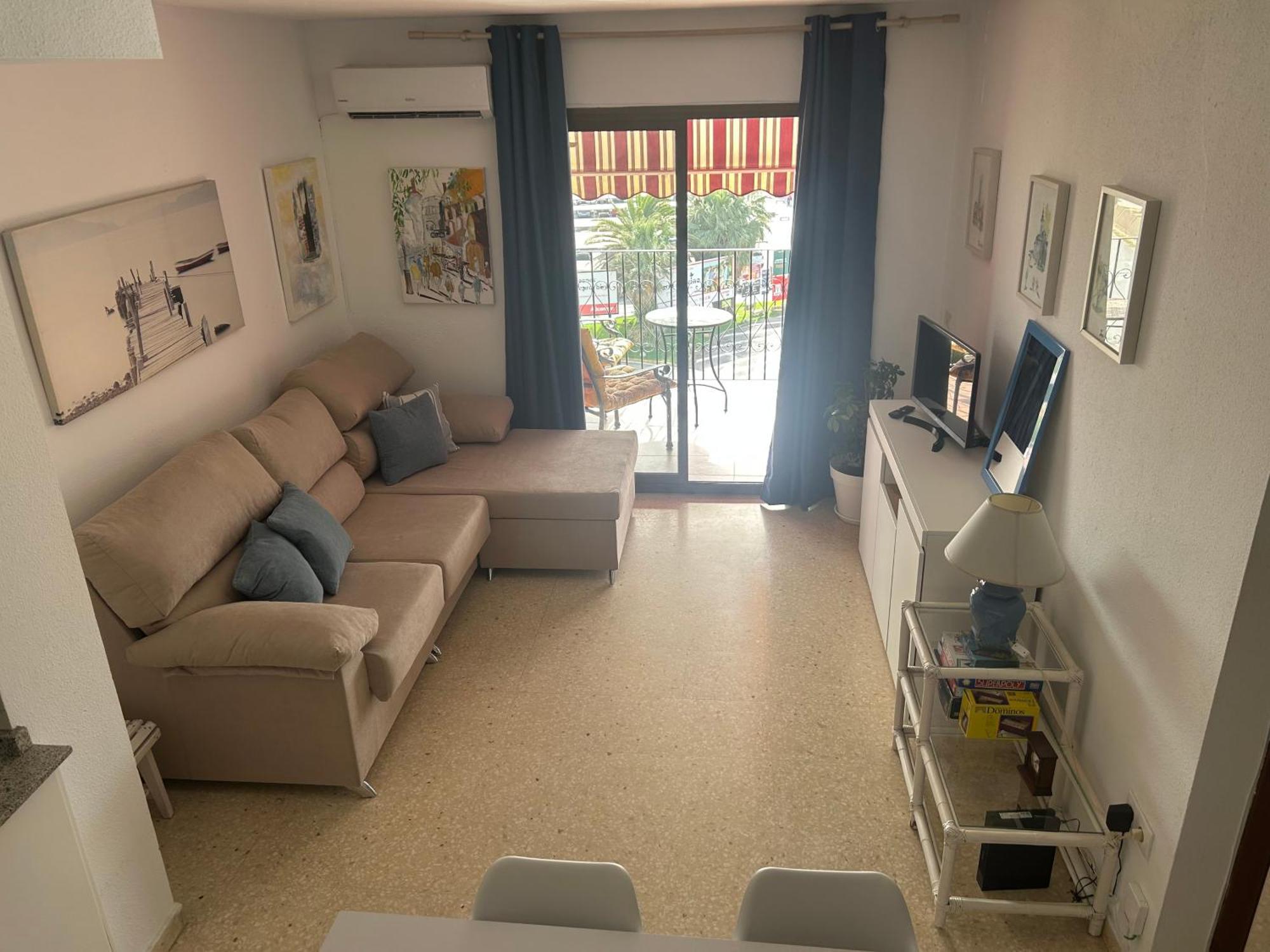 Duplex, Terraza Y Vistas Al Mar Apartment Port Saplaya Luaran gambar